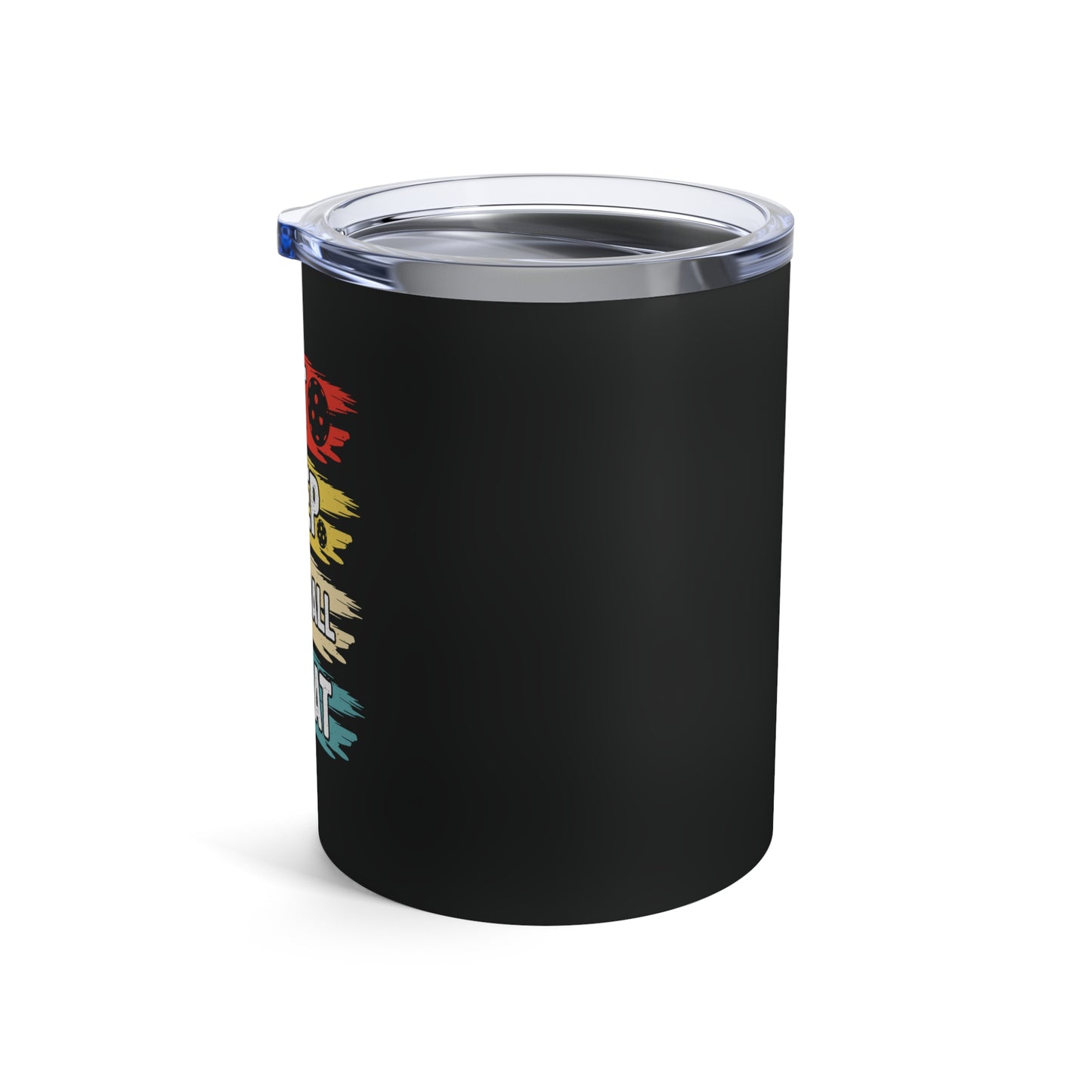 Pickleball Vibrant Tumbler - Eat Sleep Pickleball Repeat Retro