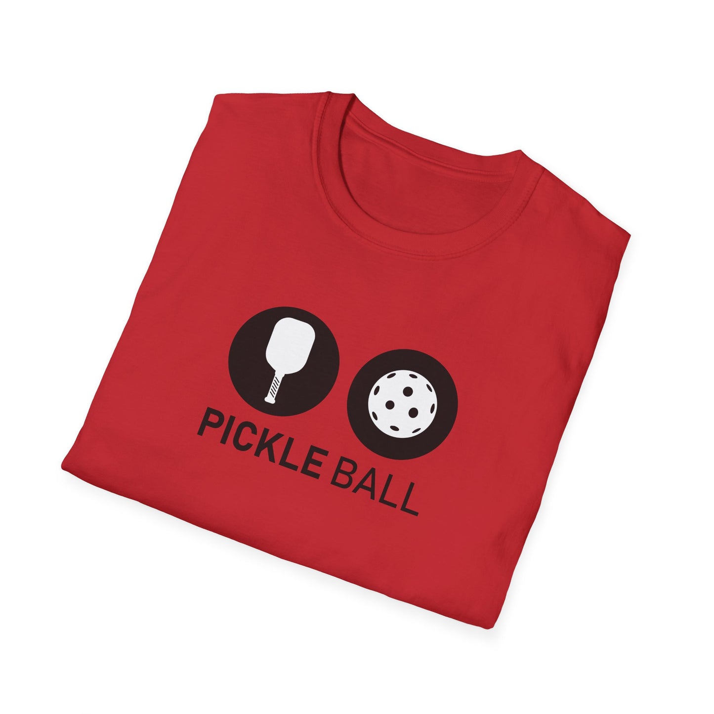 Women's Fun Pickleball T-shirt - Pickle and Ball