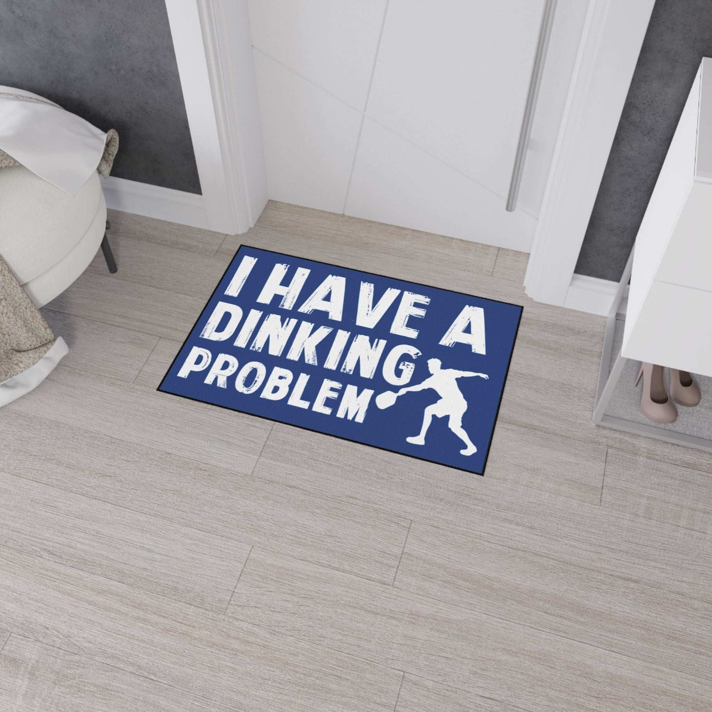 Pickleball Playful Heavy-duty Floor Mat - I Have a Dinking Problem