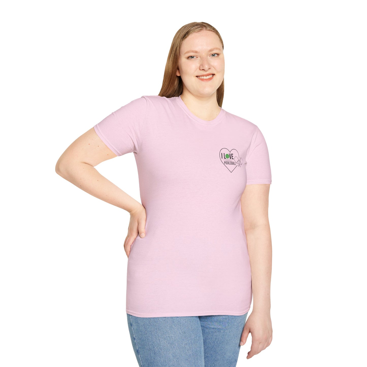 Women's Cute Pickleball T-shirt - Paddle Battle
