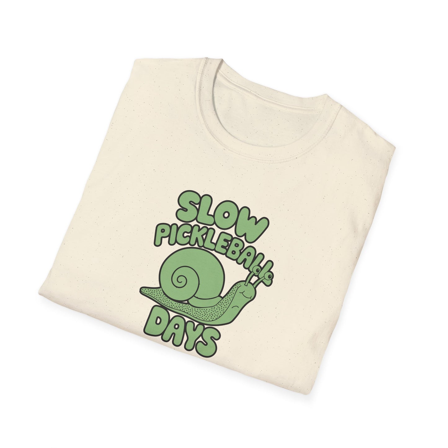 Men's Soft Pickleball T-shirt - Slow Pickleball Days