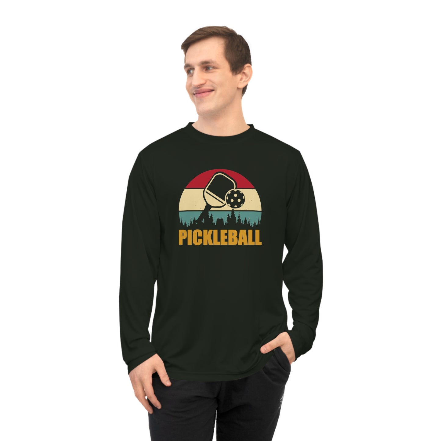 Men's Lightweight Pickleball Long Sleeves top - Pickleball Retro