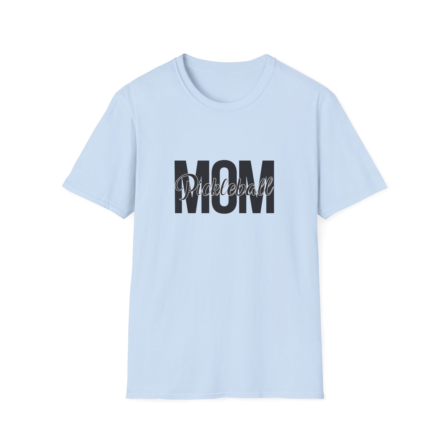 Women's Funny Pickleball T-Shirt - Pickleball Mom Blue