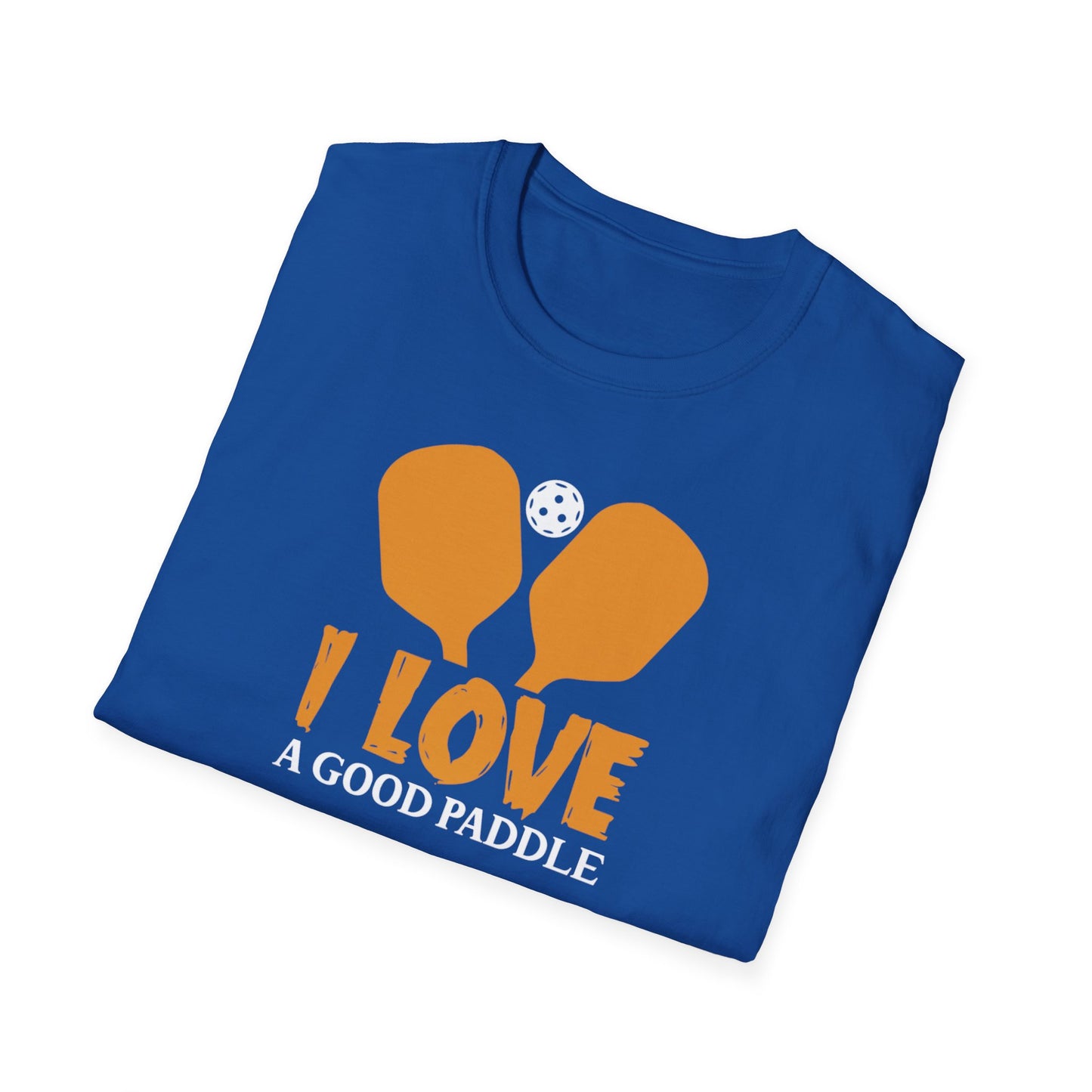 Men's Playful Pickleball T-shirt - I Love a Good Paddle