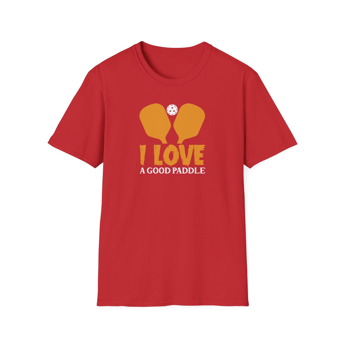 Men's Playful Pickleball T-shirt - I Love a Good Paddle