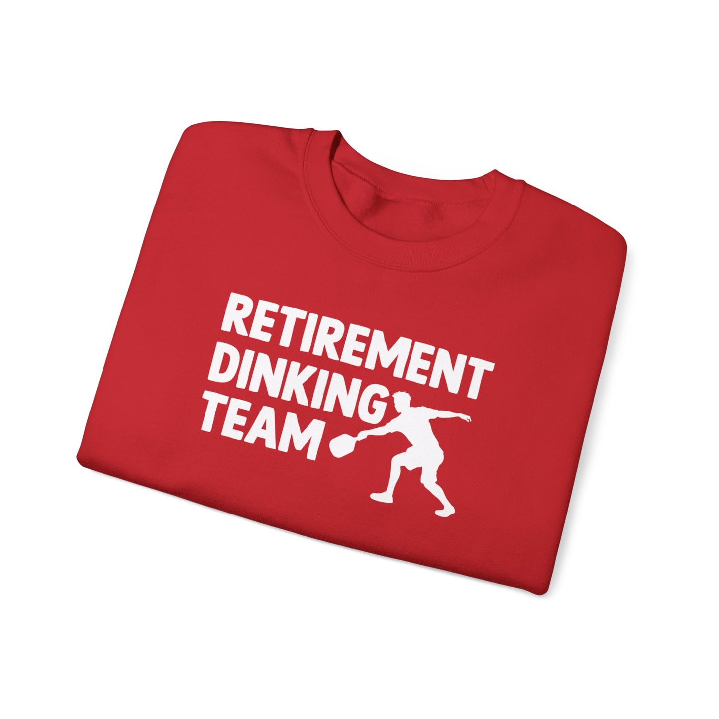 Men's Funny Pickleball Sweatshirt - Retirement Dinking Team