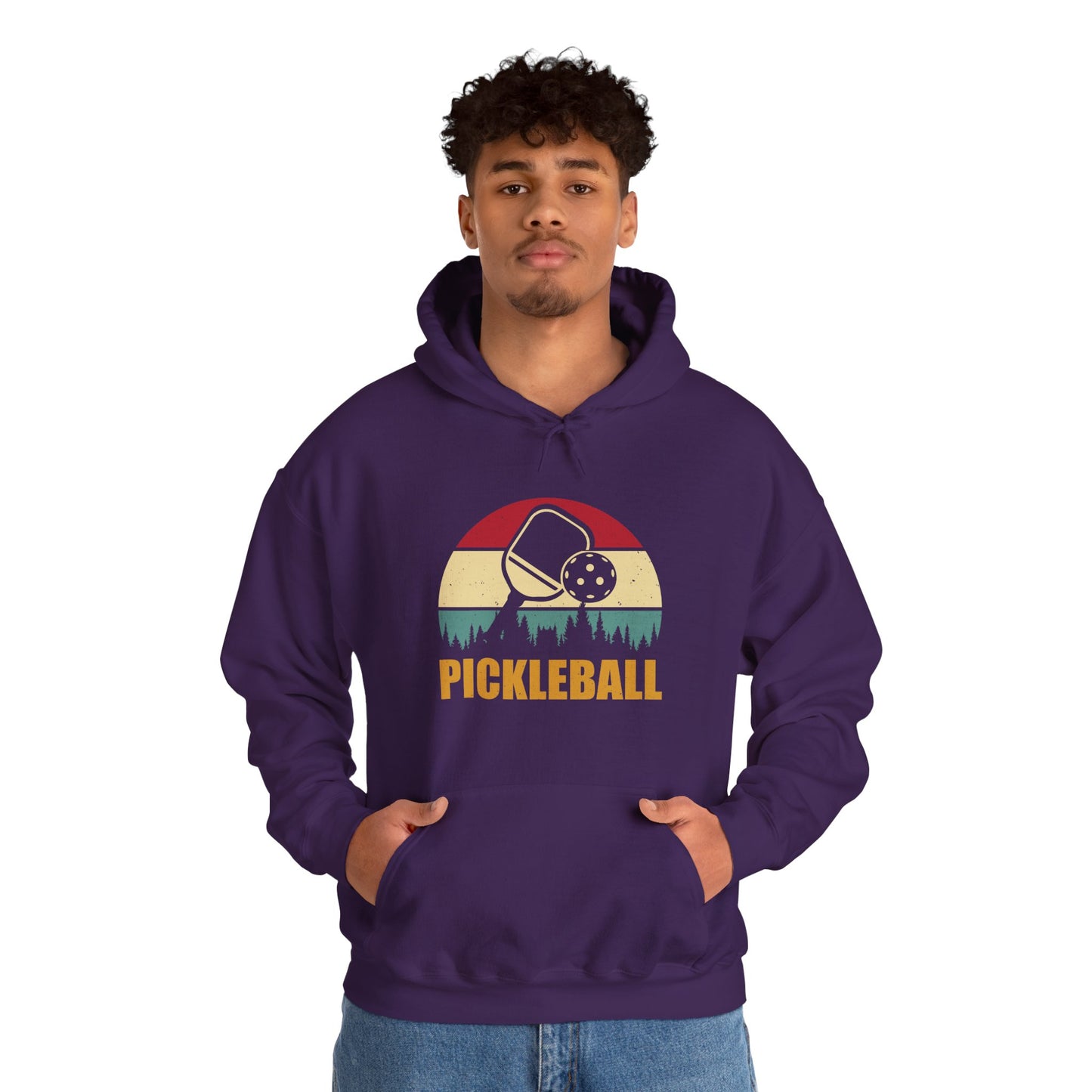 Men's Cool Pickleball Hoodie - Pickleball Retro