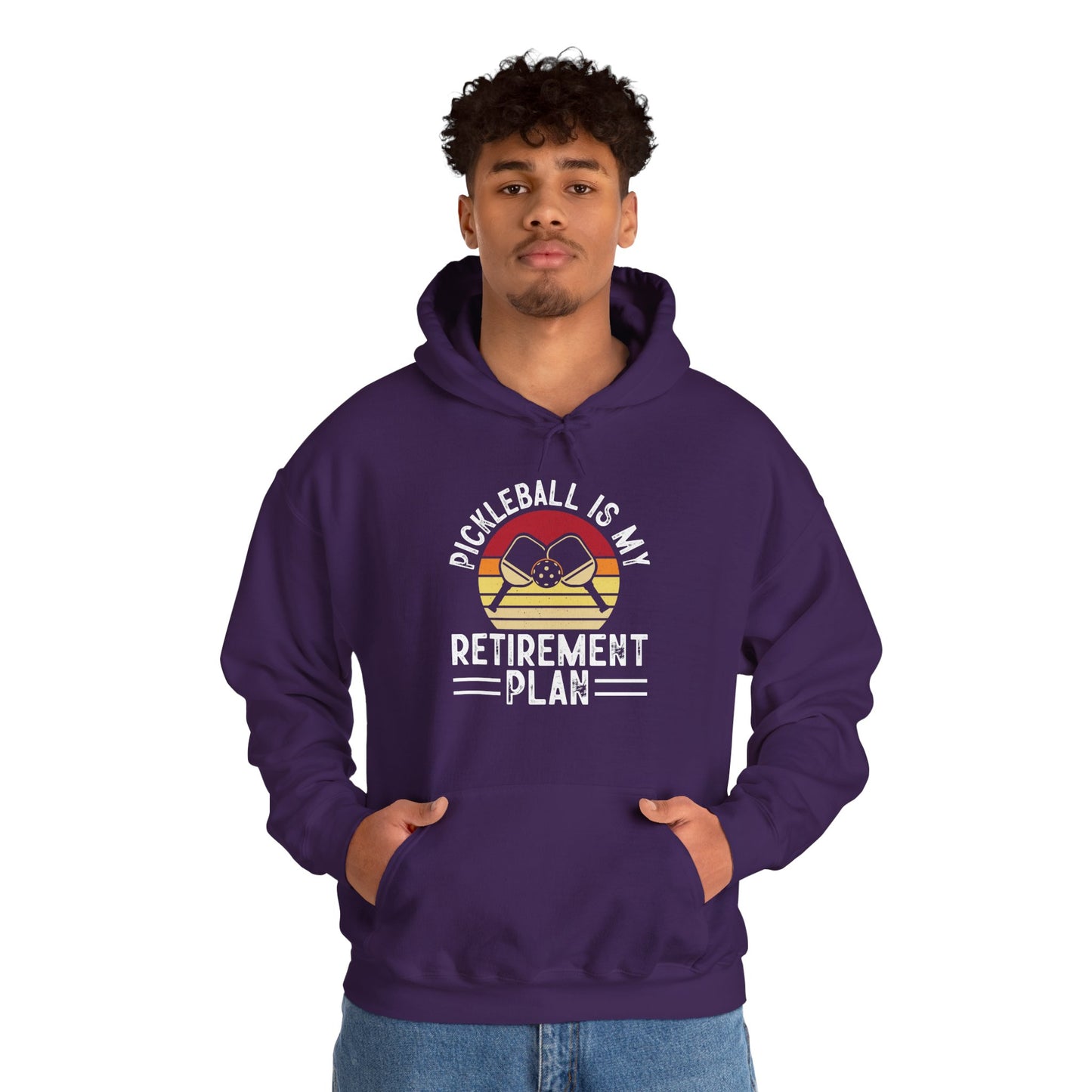 Men's Cool Pickleball Hoodie - Pickleball Is My Retirement Plan