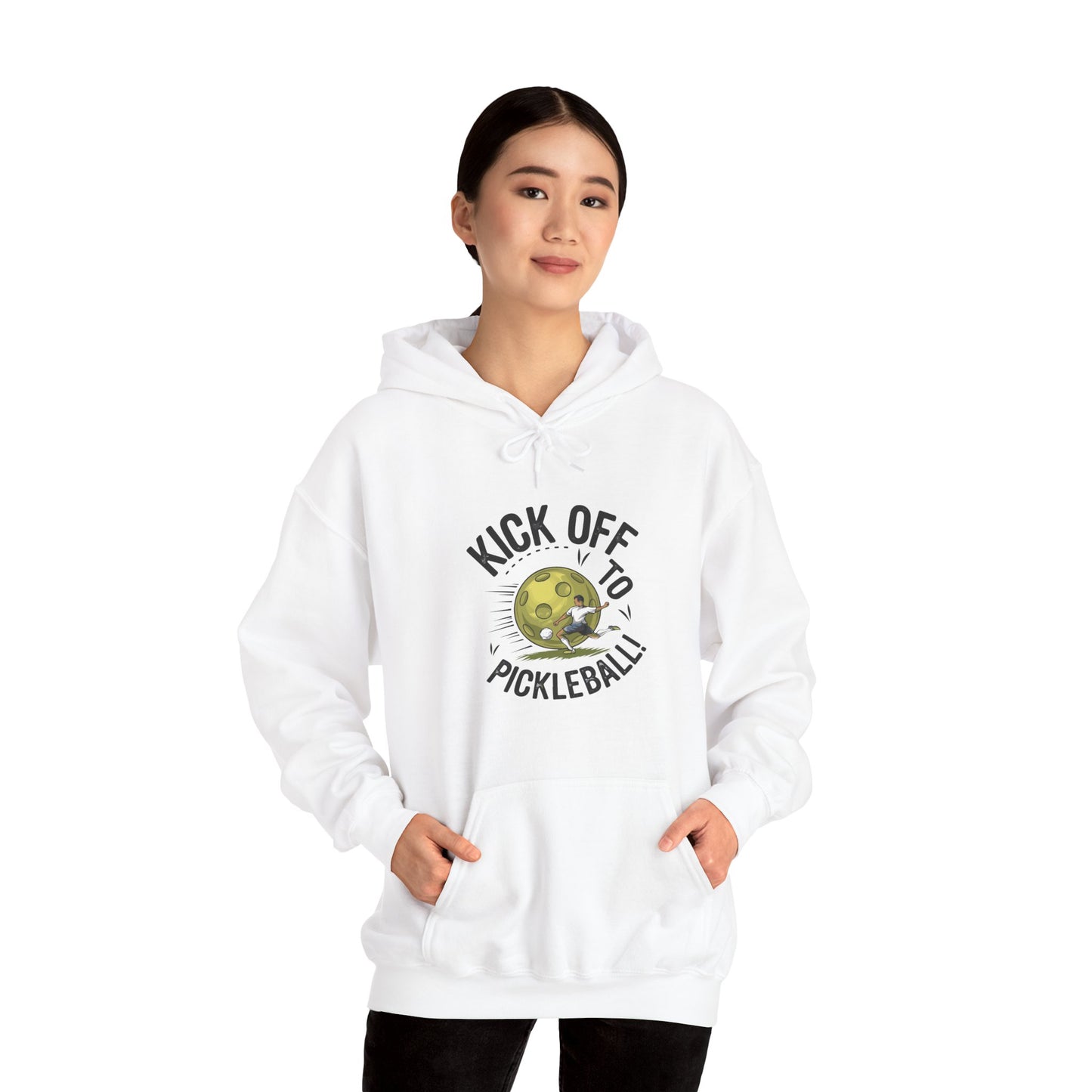 Women's Comfy Pickleball Hoodie - Kick Off to Pickleball