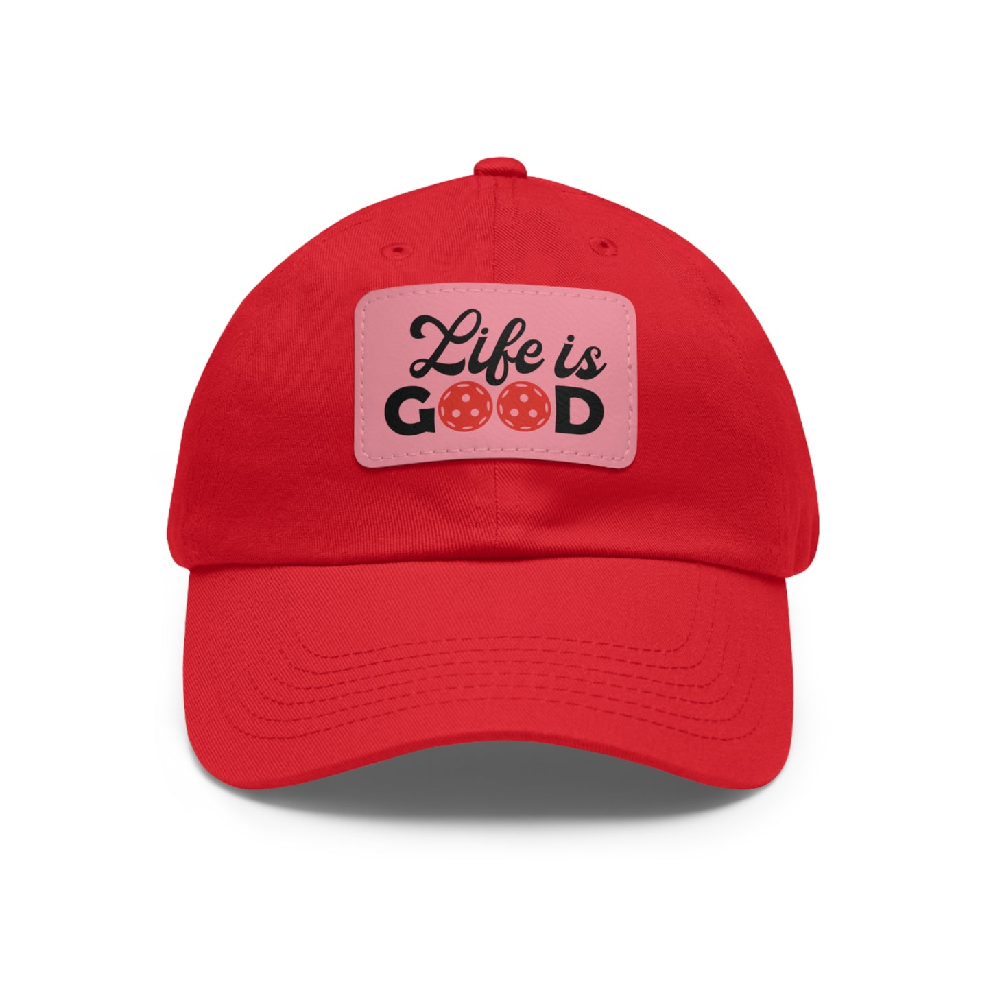 Pickleball Cute Cap - Life is Good Red