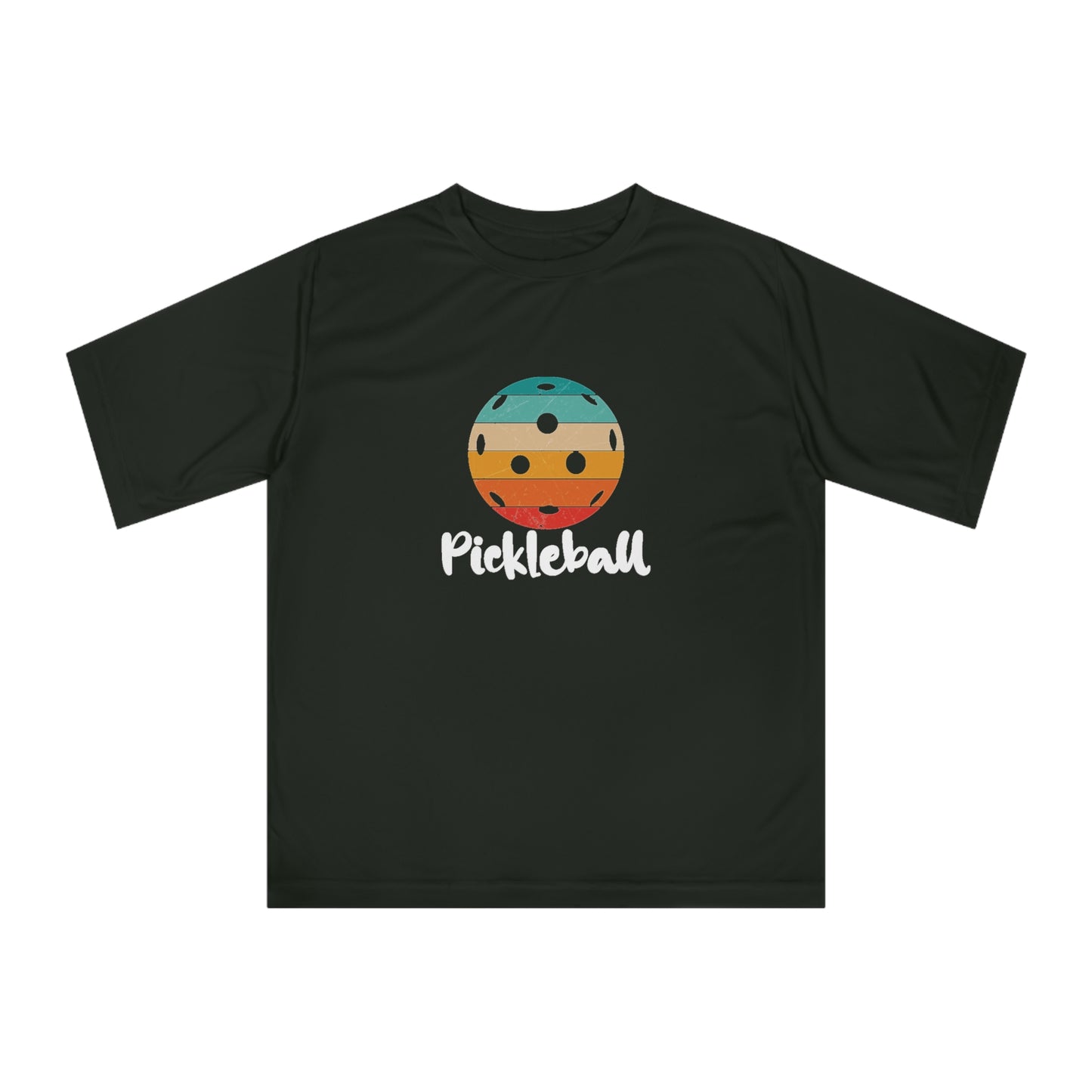 Women's Funny Pickleball T-Shirt - Pickleball & Ball Black