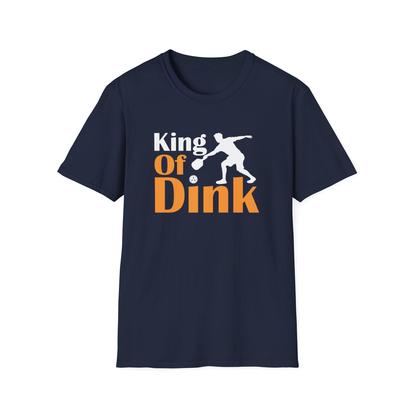 Men's Soft Pickleball T-shirt - King of Dink Navy