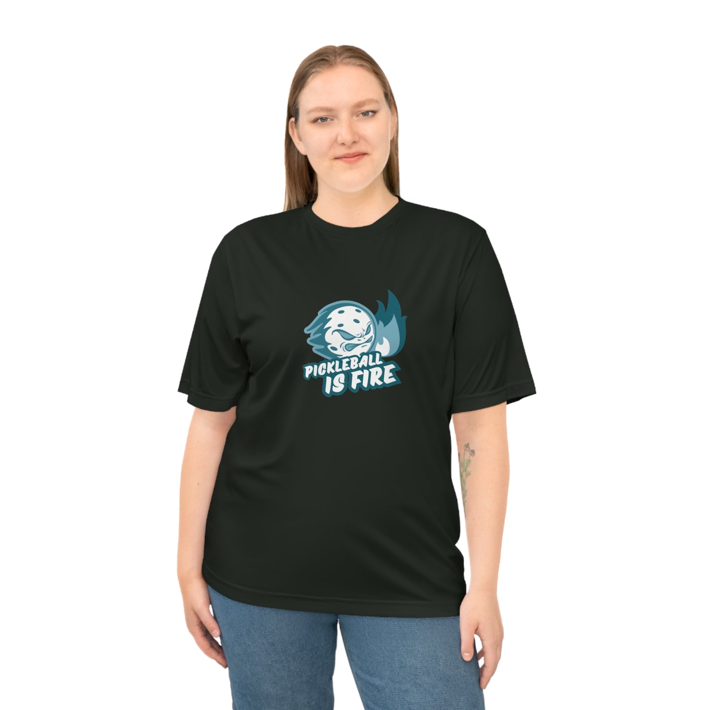 Women's Funny Pickleball T-Shirt - Pickleball Is Fire