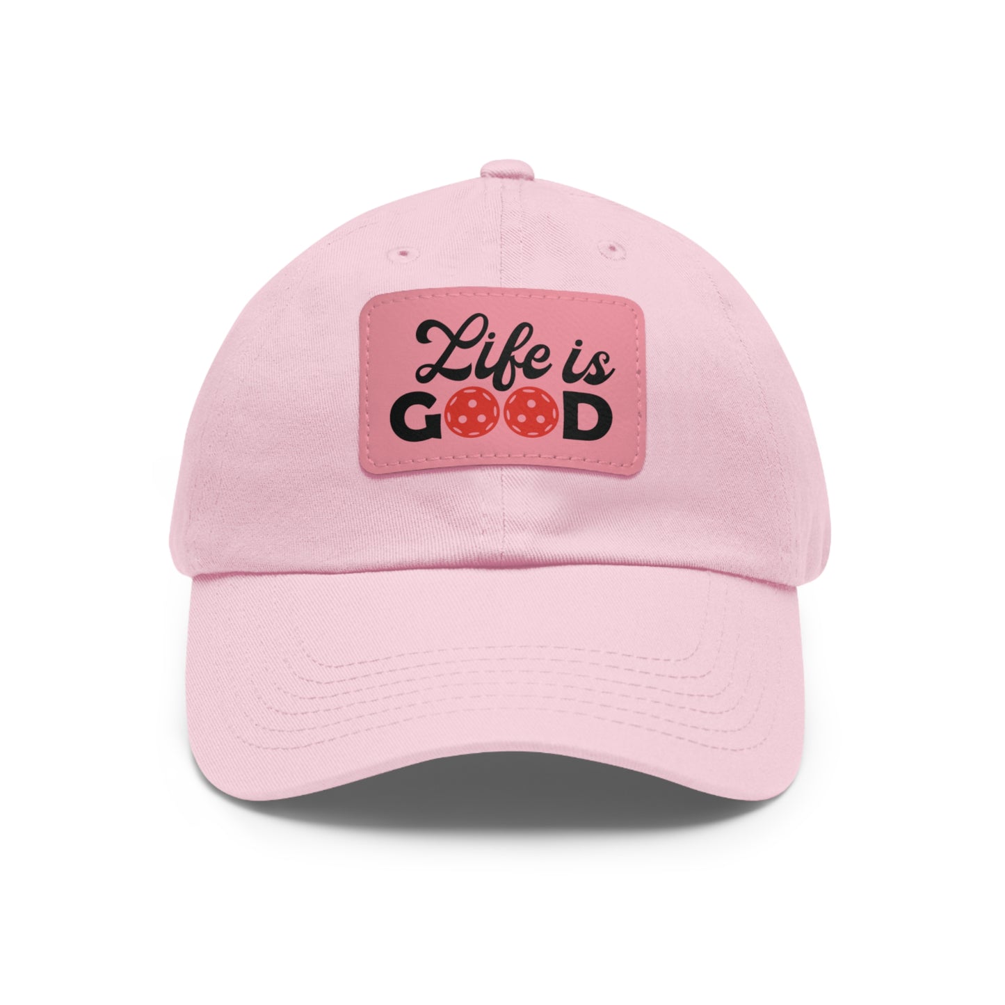 Pickleball Cute Cap - Life is Good Pink