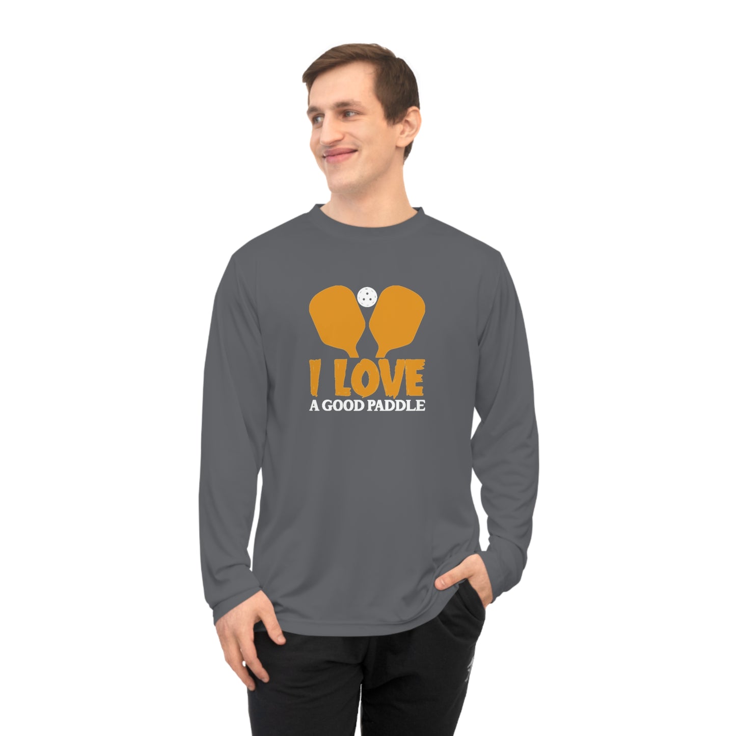 Men's Lightweight Pickleball Long Sleeves top - I Love a Good Paddle