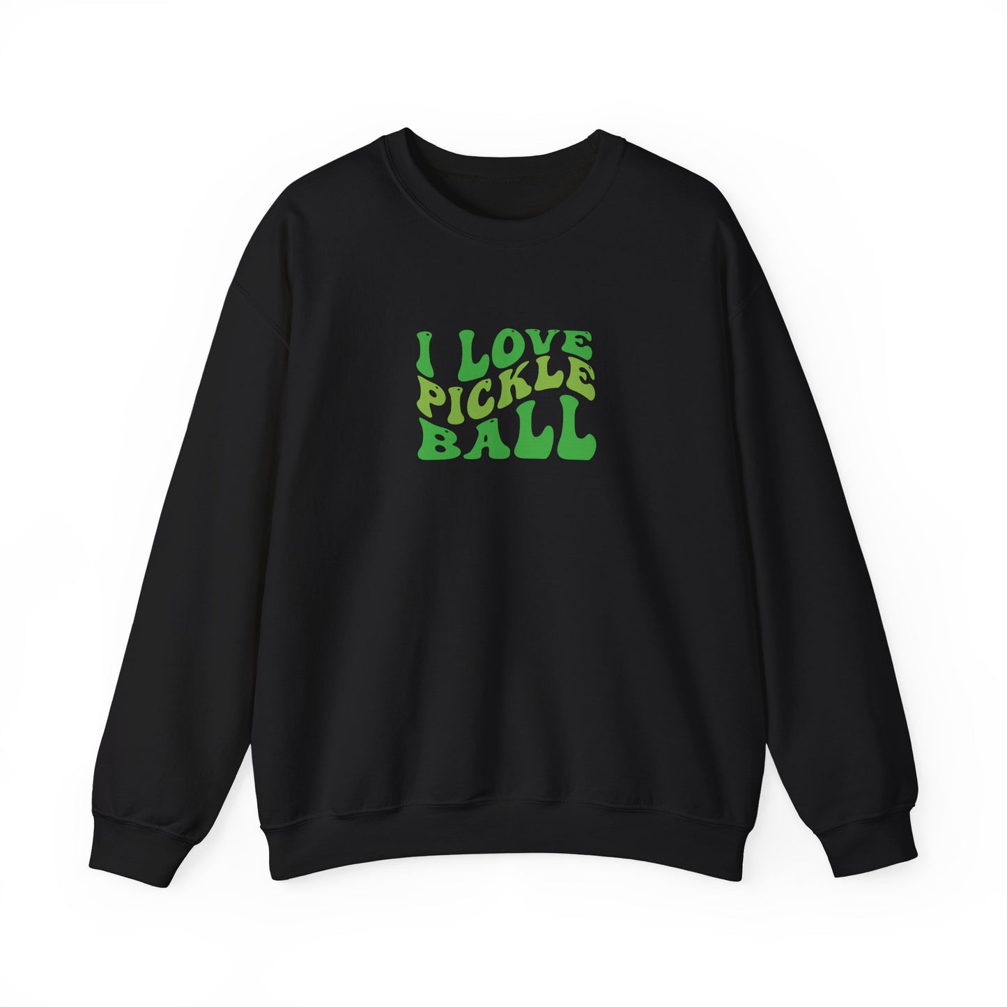 Men's Comfy Pickleball Sweatshirt - I Love Pickleball