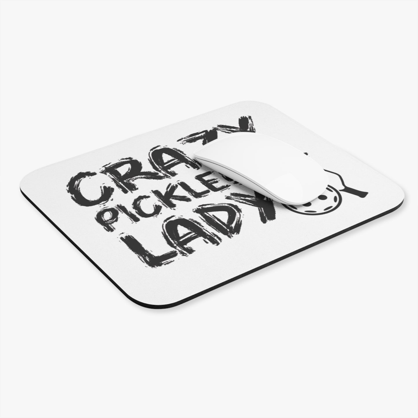 Pickleball Hilarious Mouse pad - Crazy Pickleball Lady