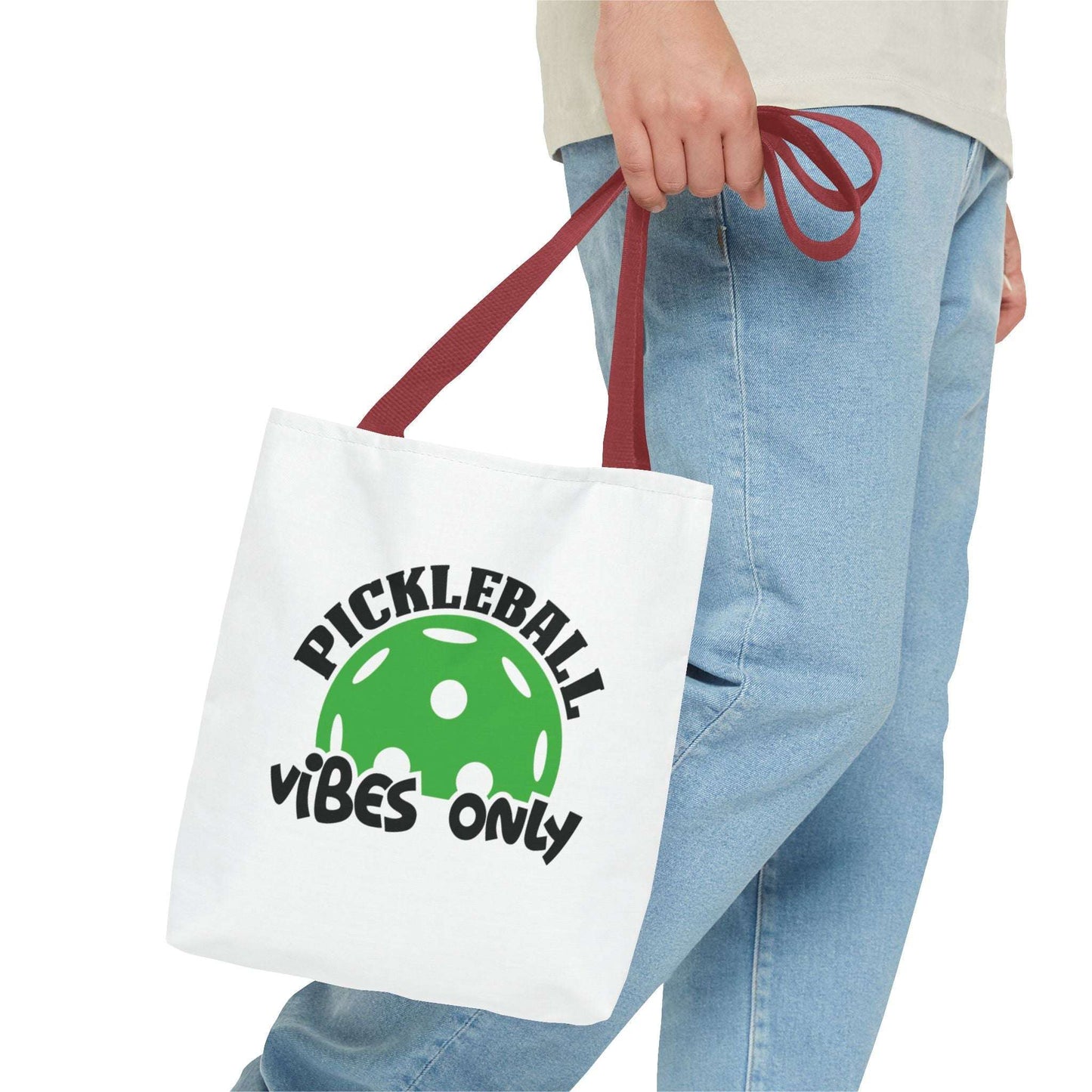Pickleball Durable Tote Bag - Pickleball Vibes Only