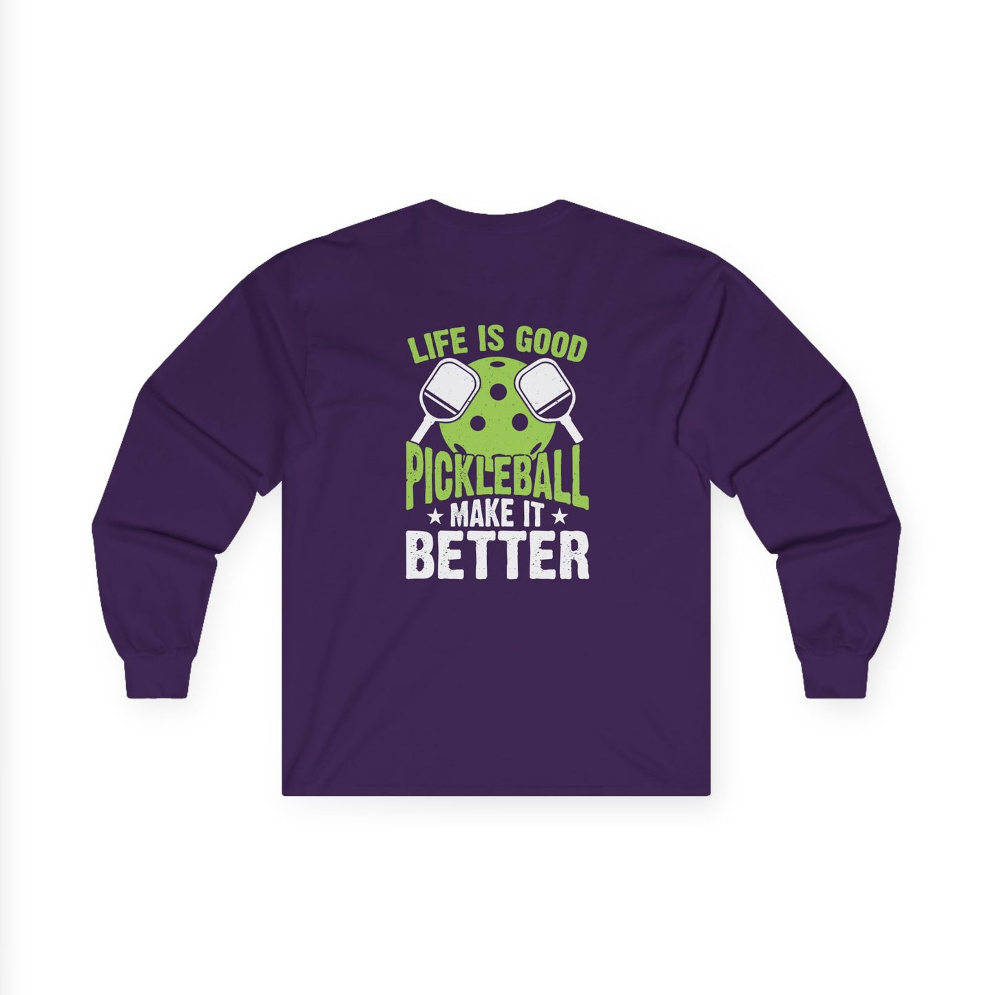 Men's Comfy Pickleball Long Sleeves top - Pickleball Make It Better