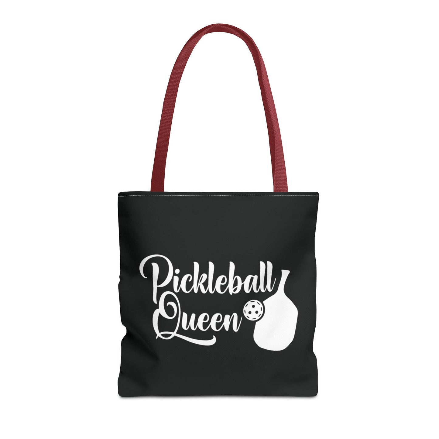 Funny Pickleball Tote Bag - Pickleball Queen Red