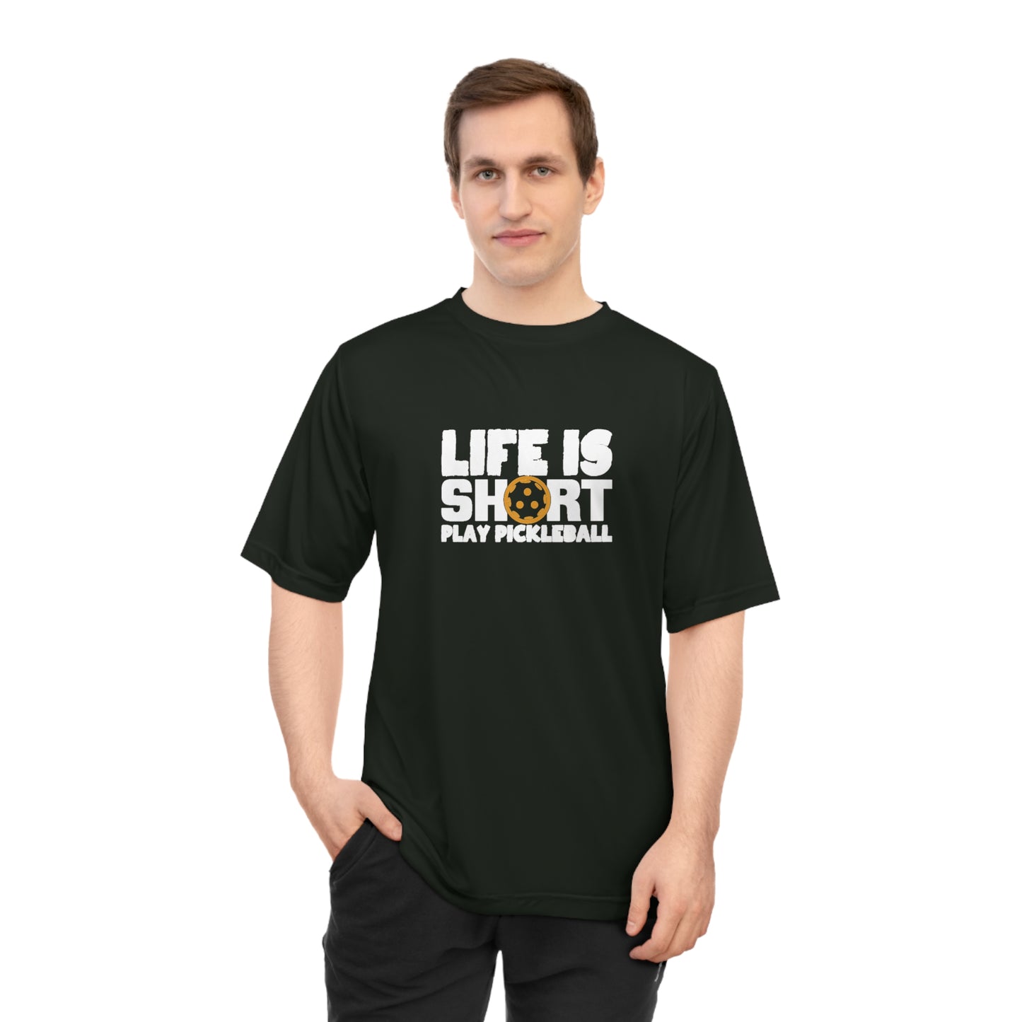 Men's Funny Pickleball T-shirt - Life Is Short Play Pickleball