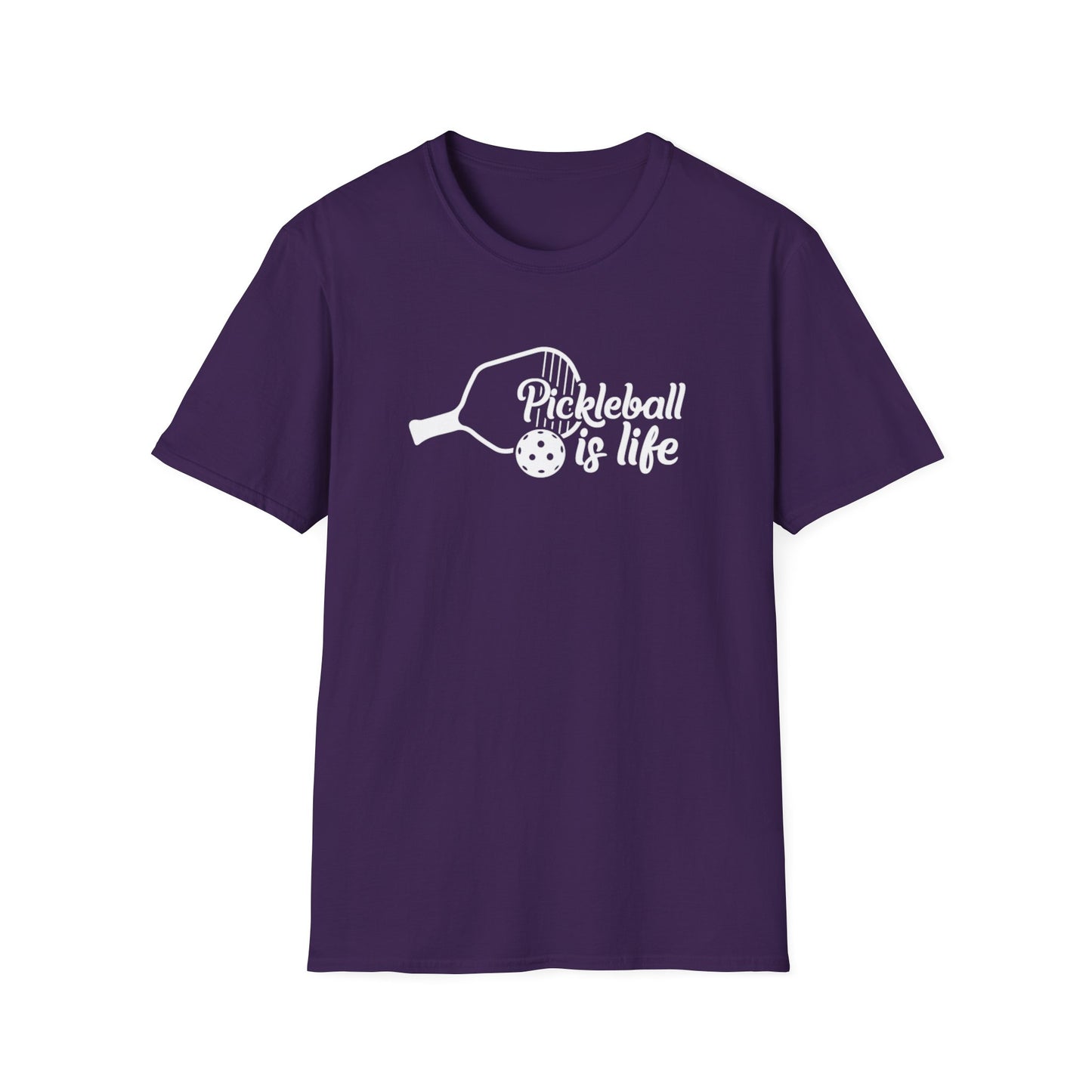 Women's Lightweight Pickleball T-shirt - Pickleball Is Life Purple
