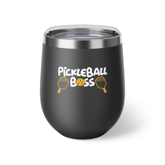 Pickleball Fun Cup - Pickleball boss Black