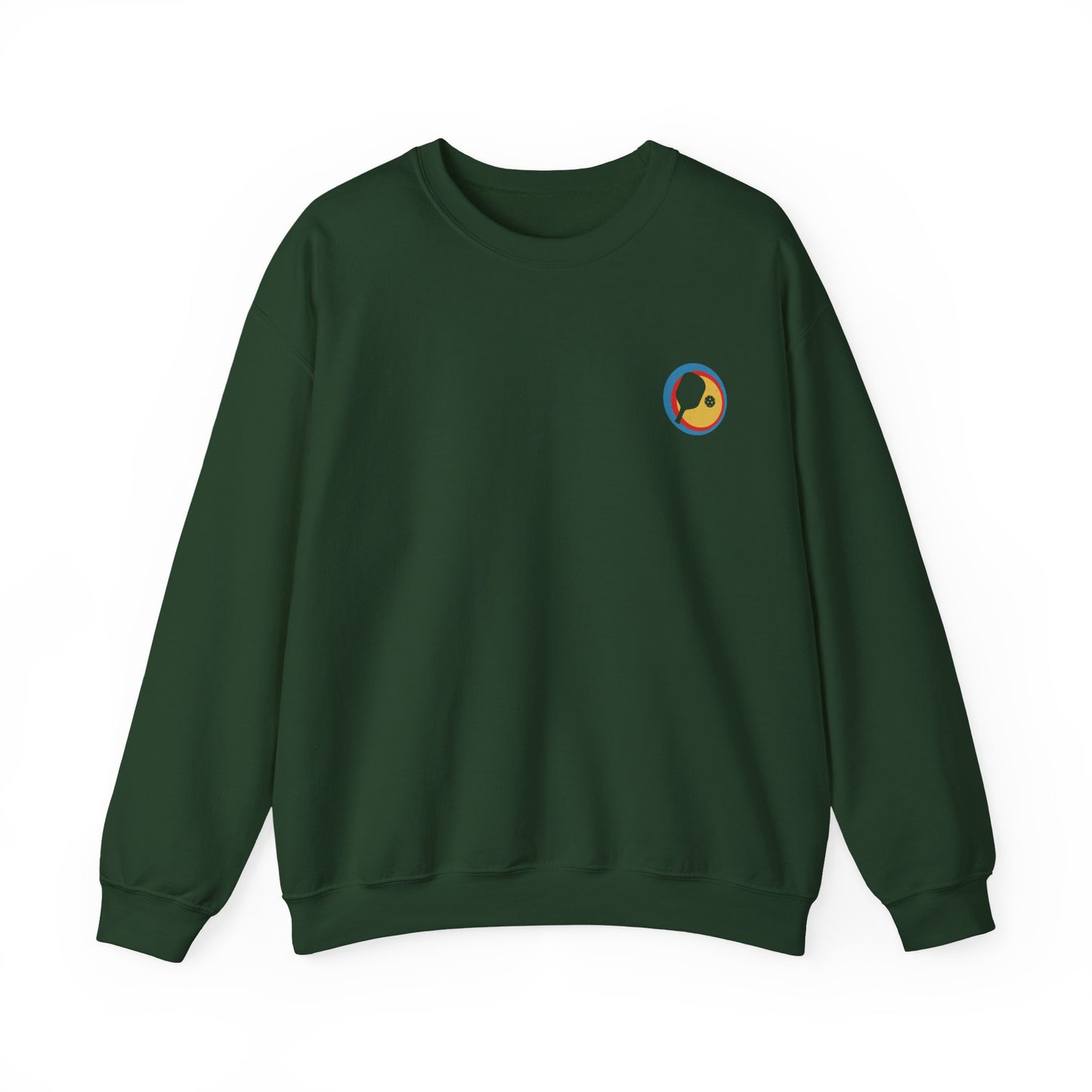 Men's Cool Pickleball Sweatshirt - Eat Sleep Pickleball Repeat Retro Green