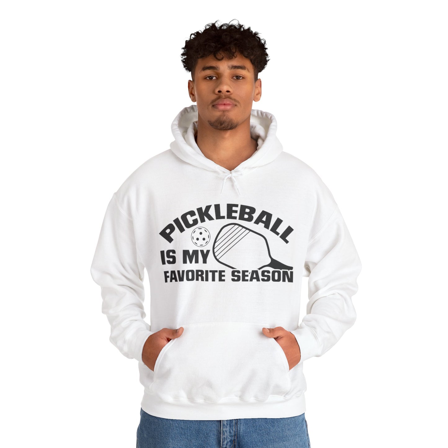 Men's Hilarious Pickleball Hoodie - Pickleball is My Favorite Season