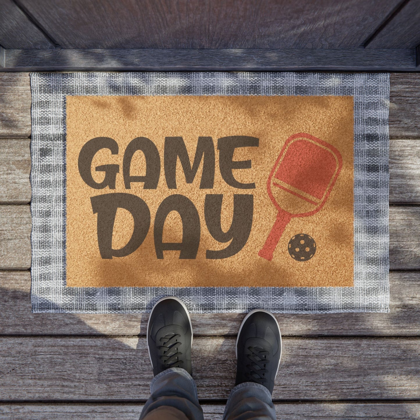 Pickleball Unique Doormat - Game Day