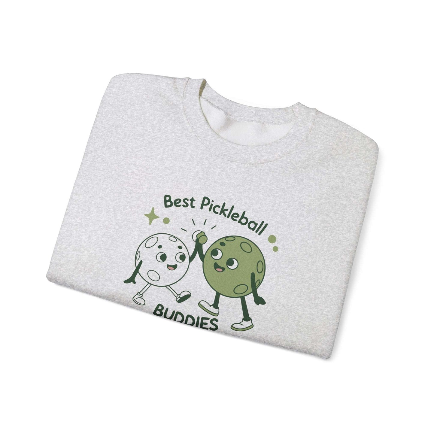 Women's Cute Pickleball Sweatshirt - Best Pickleball Buddies