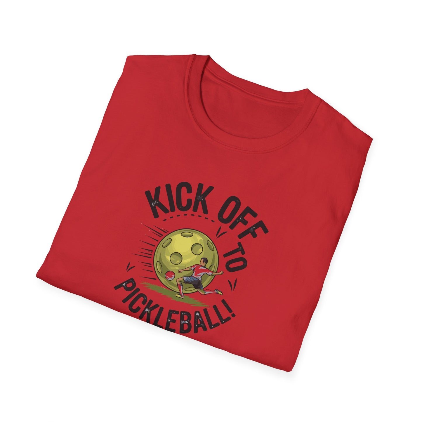 Men's Durable Pickleball T-shirt - Kick Off to Pickleball
