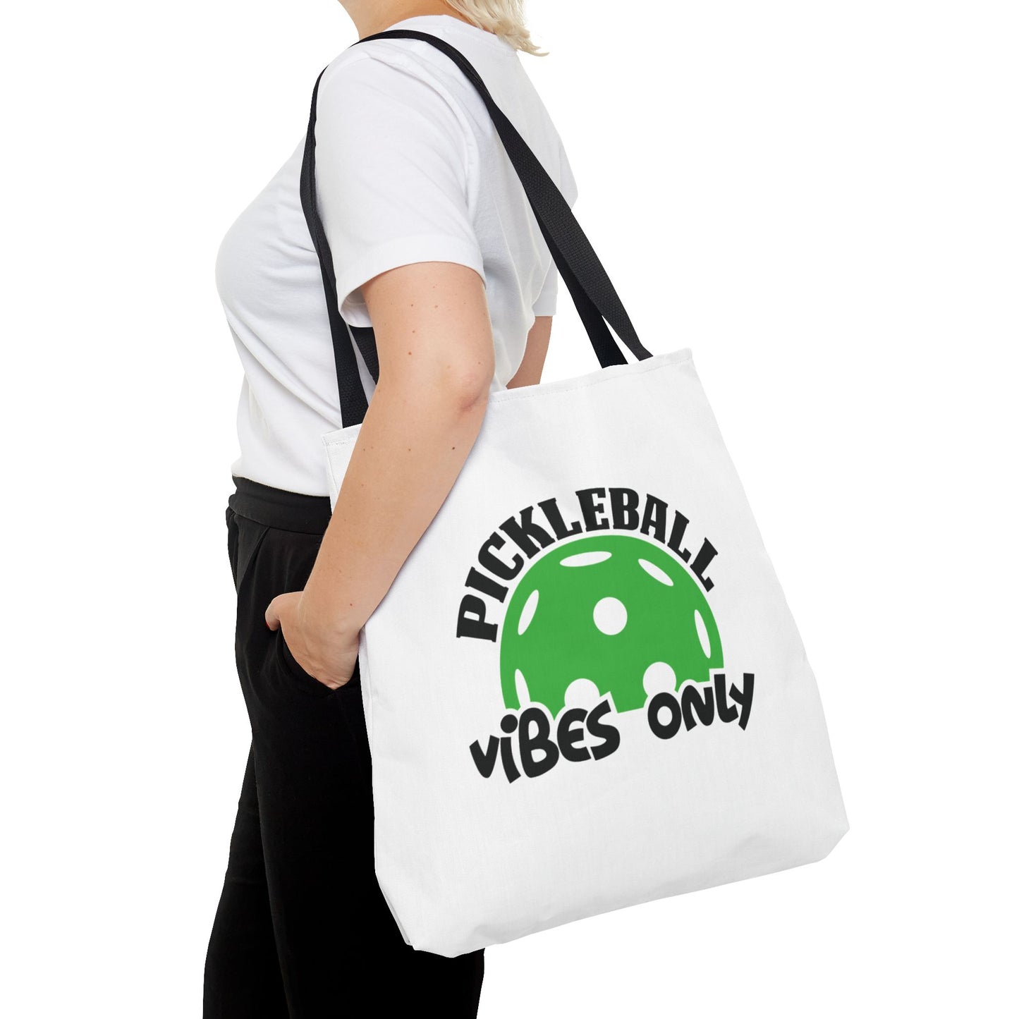 Pickleball Durable Tote Bag - Pickleball Vibes Only
