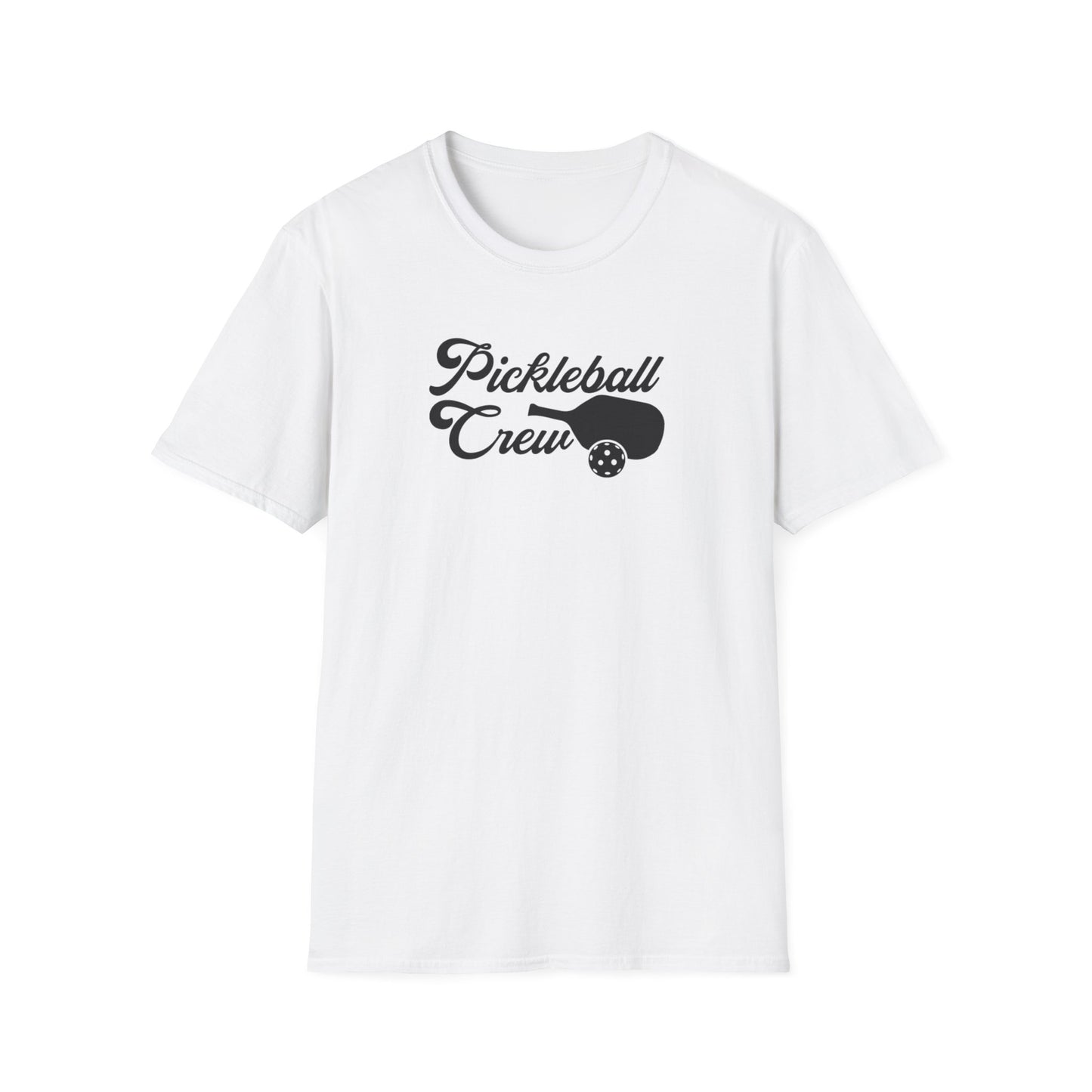 Men's Comfy Pickleball T-shirt - Pickleball Crew White
