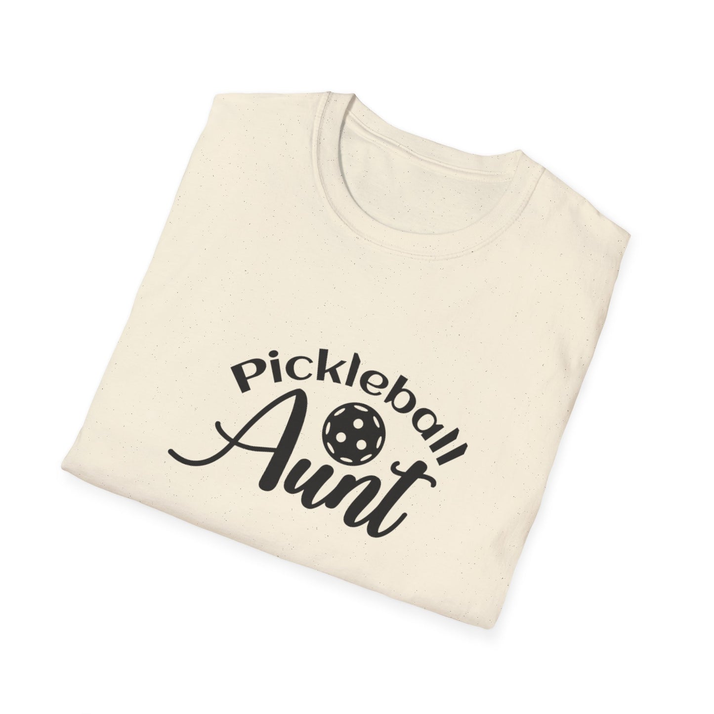 Women's Comfy Pickleball T-shirt - Pickleball Aunt