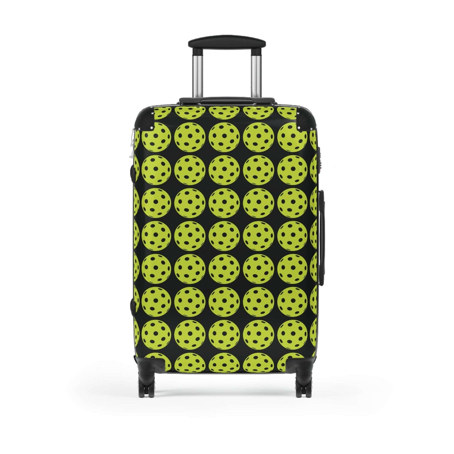 Pickleball Fun Suitcase - Pickleball Ball Black