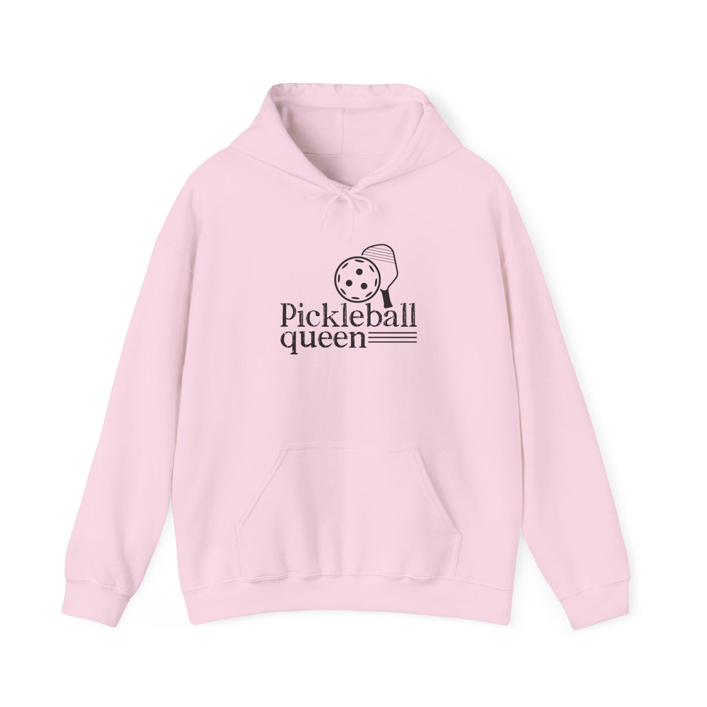 Women's Stylish Pickleball Hoodie - Pickleball Queen Pink