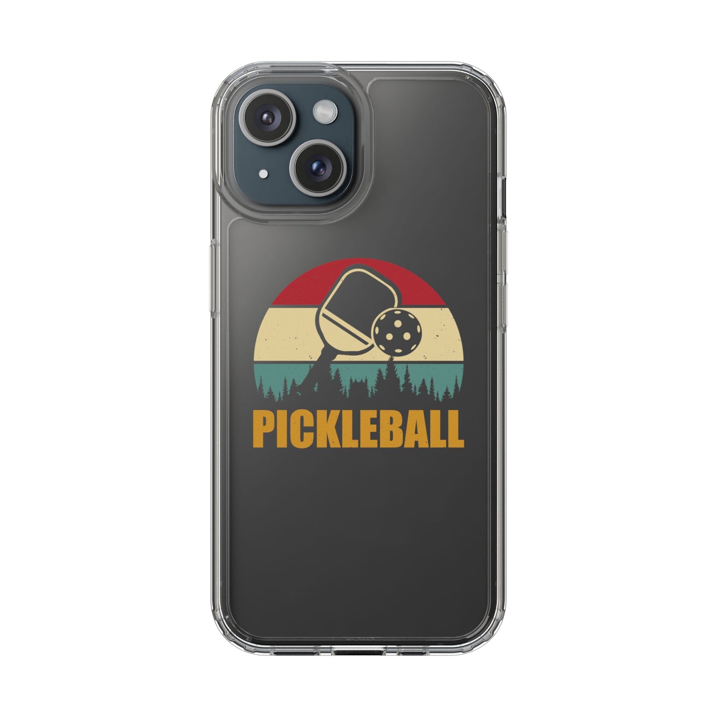 Pickleball Cool Phone case - Pickleball Retro iPhone 15