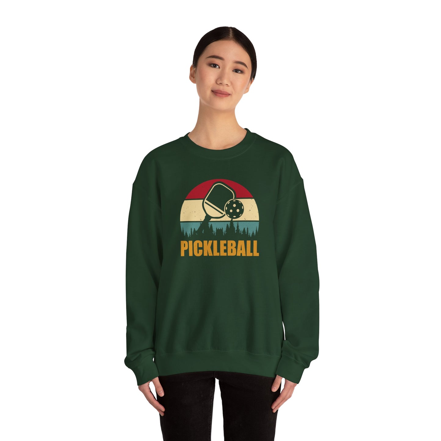 Women's Comfy Pickleball Sweatshirt - Pickleball Retro