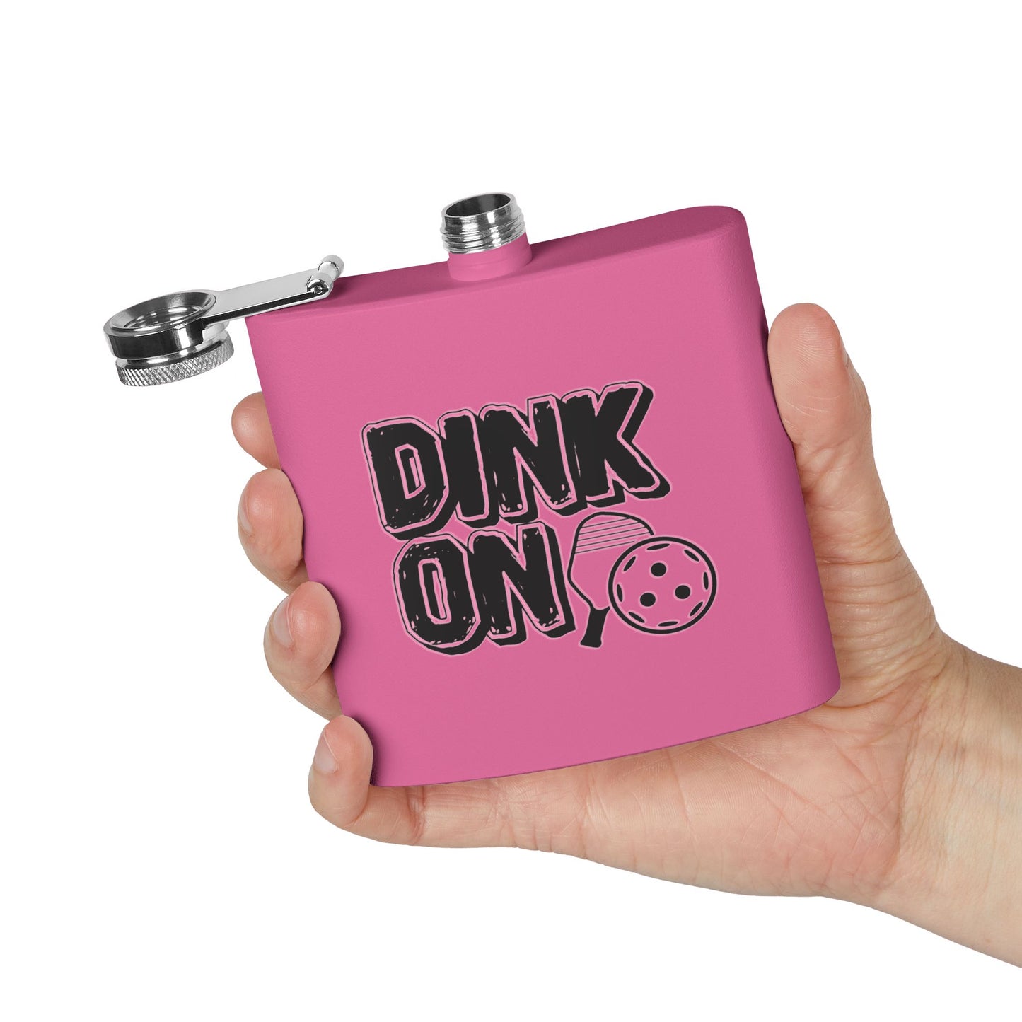 Pickleball Quirky Flask - Dink On