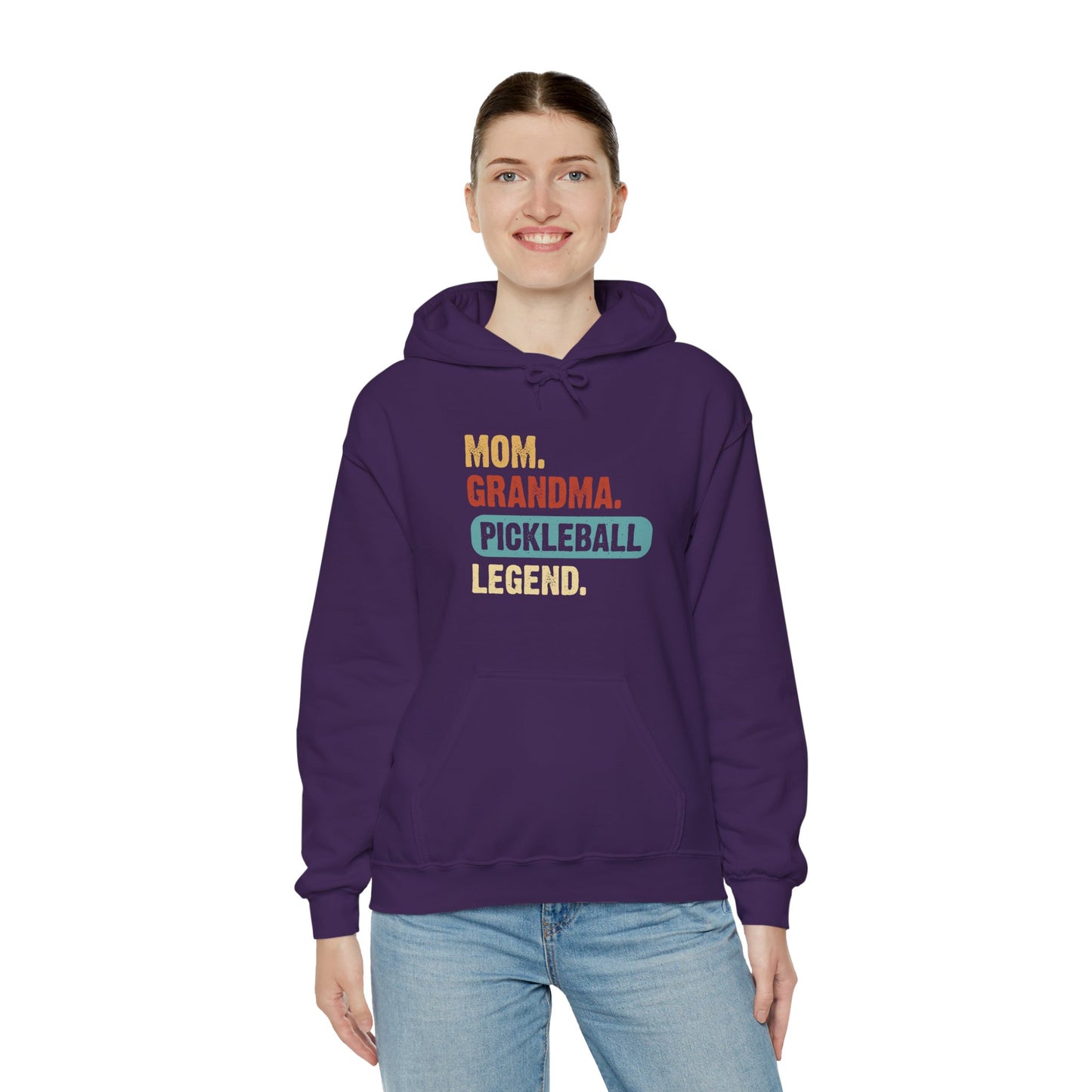 Women's Soft Pickleball Hoodie - Mom Grandma Pickleball Legend