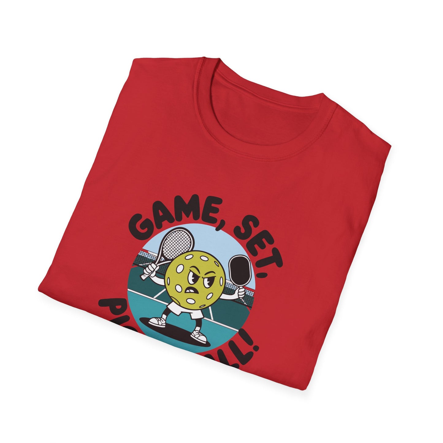 Men's Soft Pickleball T-shirt - Game, Set, Pickleball
