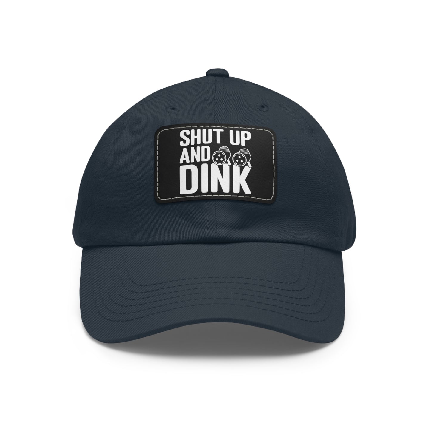 Pickleball Funny Cap - Shut Up and Dink Navy