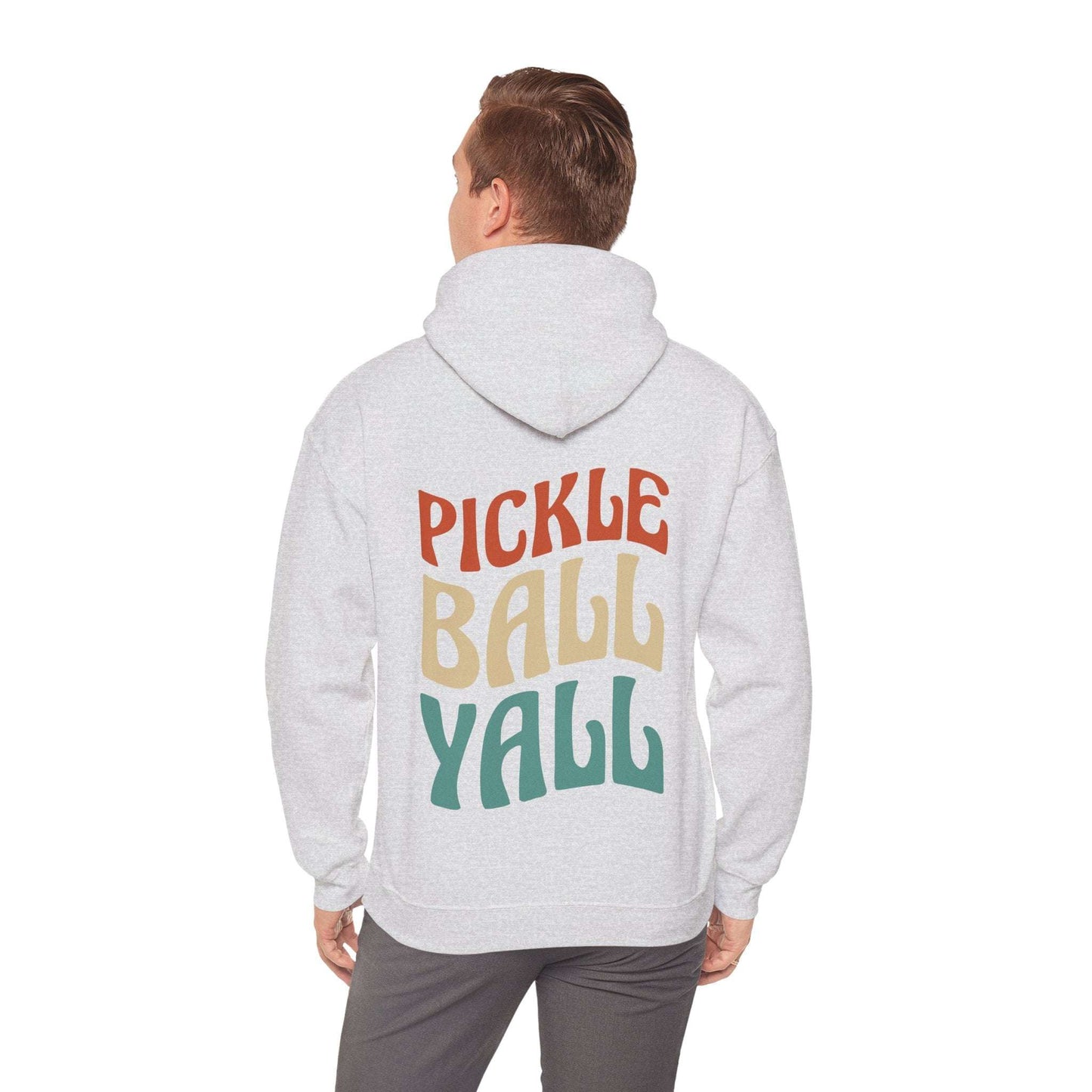 Men's Vibrant Pickleball Hoodie - Pickleball Yall