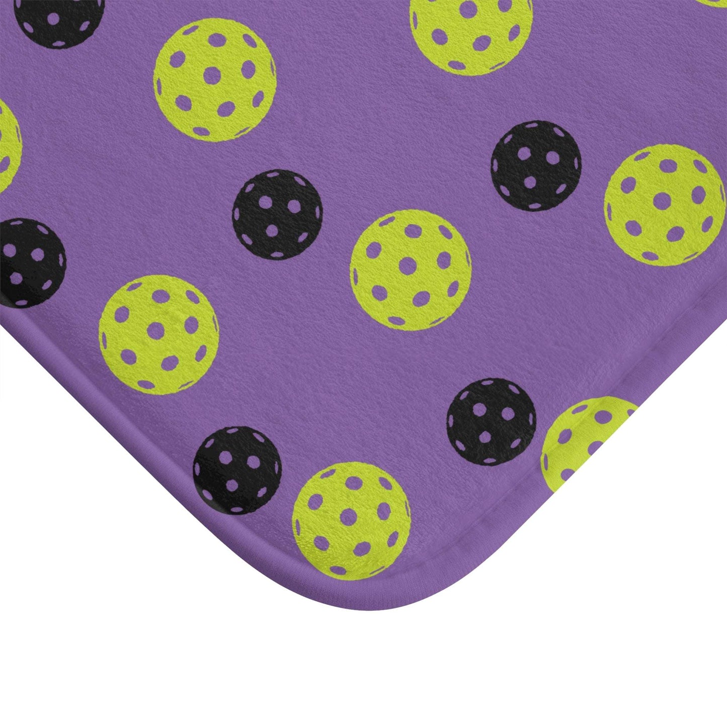 Pickleball Fun Bath mat - Balls Pattern