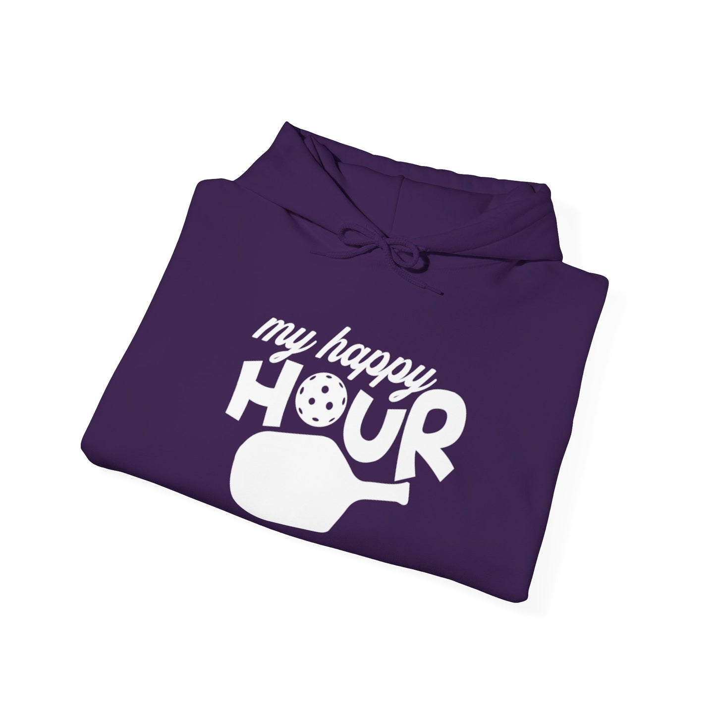 Men's Durable Pickleball Hoodie - My Happy Hour
