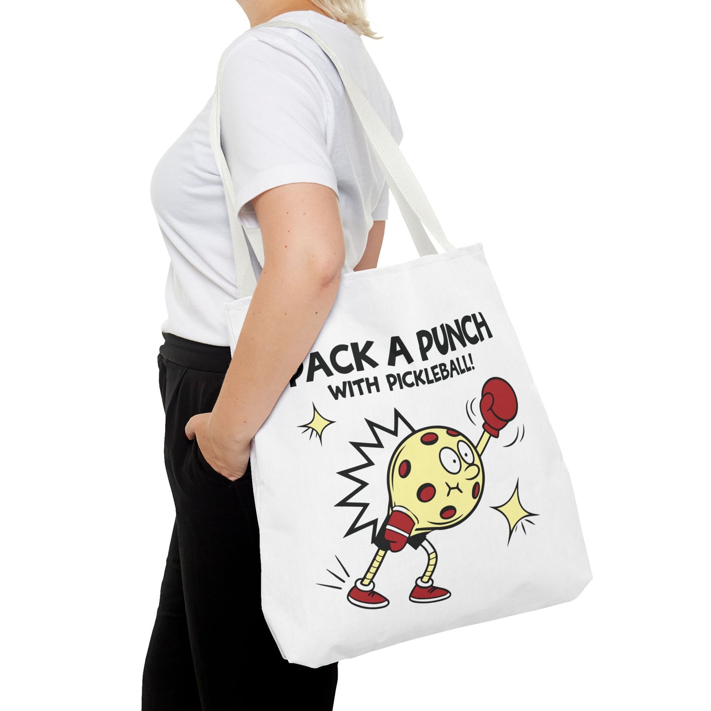 Pickleball Stylish Tote Bag - Pack a Punch with Pickleball