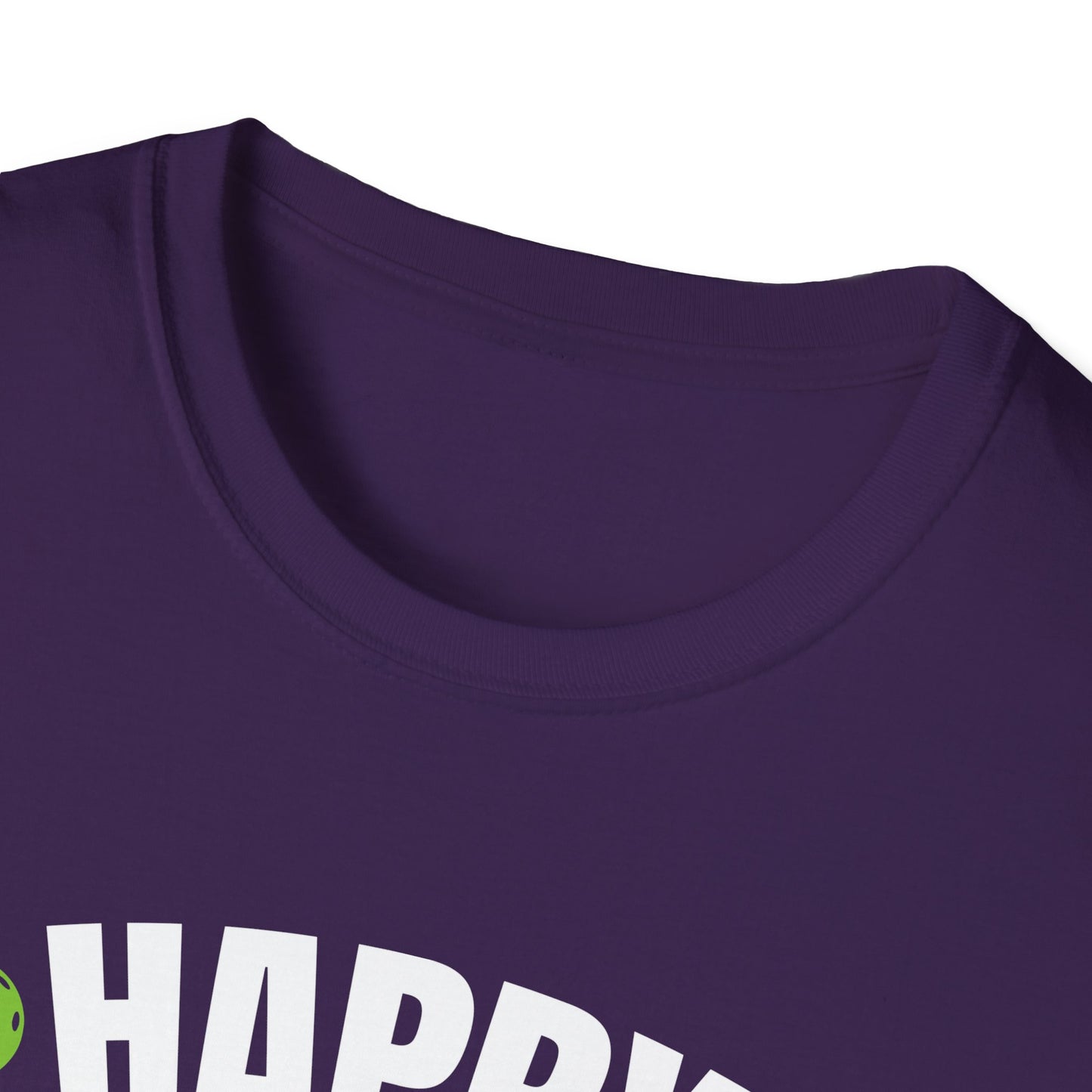 Women's Soft Pickleball T-shirt - Happy People Play Pickleball