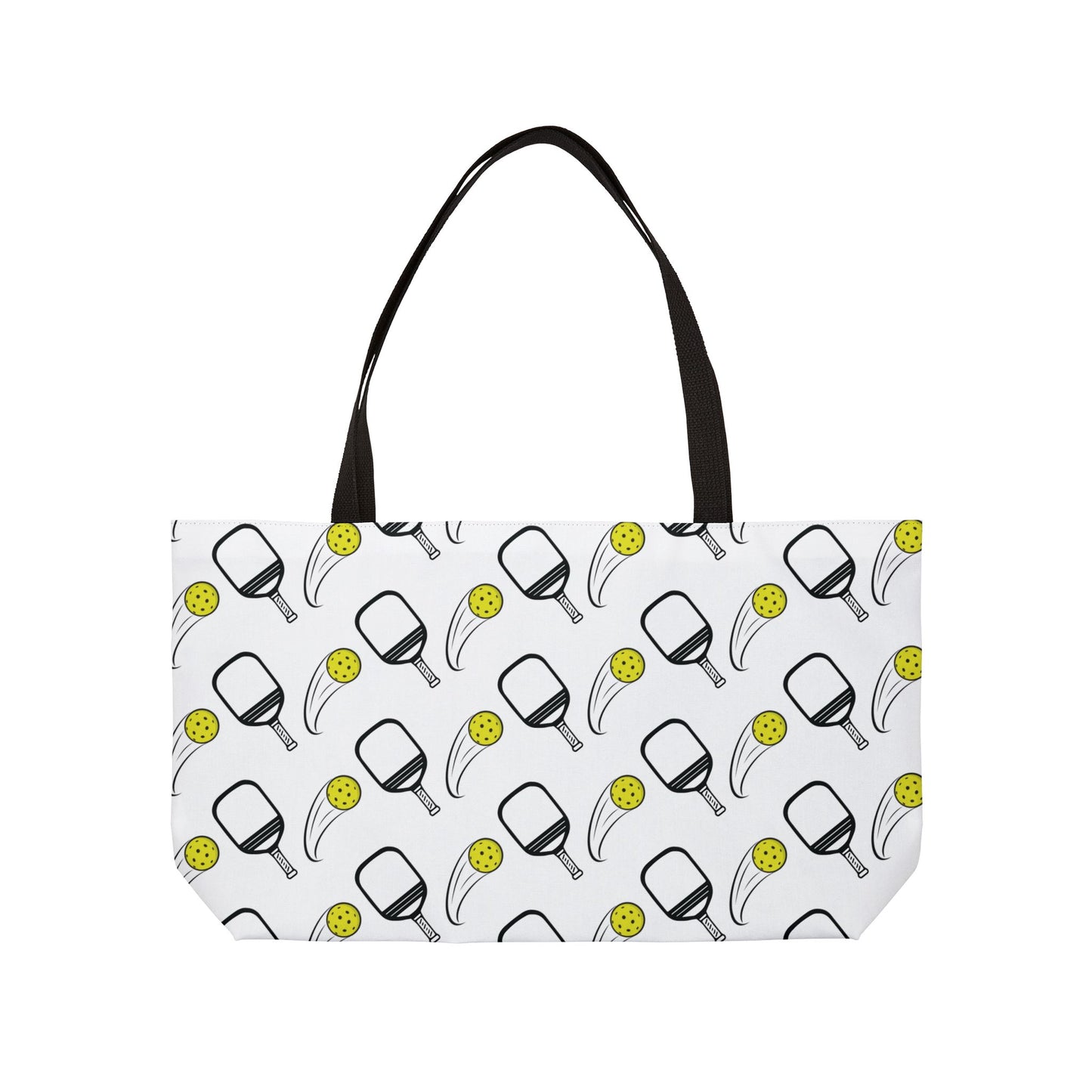 Pickleball Unique Weekender bag - Paddle and Ball White