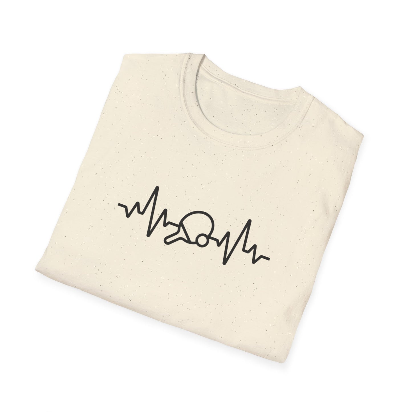 Men's Stylish Pickleball T-shirt - Pickleball Heartbeat